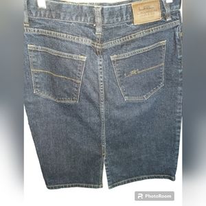 LRL Ralph Lauren Jeans CO Denim Jean Skirt Women's Size 6